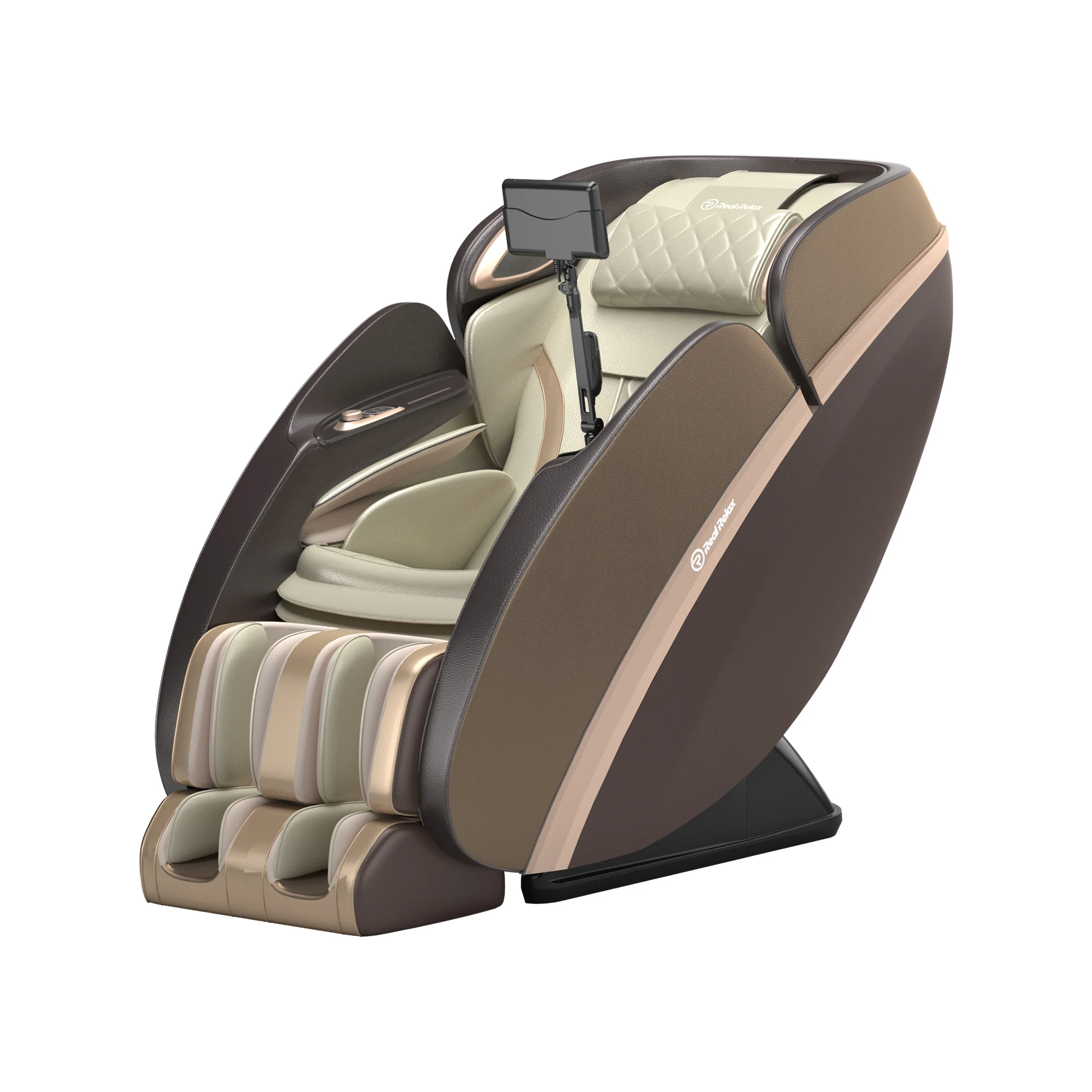 Mobile phone wireless charging 0 gravity electric 3d 4d sl track  recliner vibrating massage chair bed full body