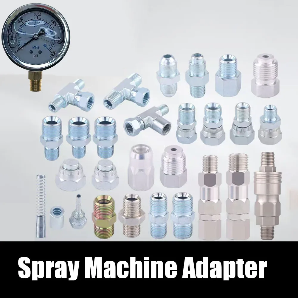 Ugello per pistola a spruzzo airless Connettore per tubo ad alta pressione Adattatore a T da 1/4 "3/8" Ugello airless