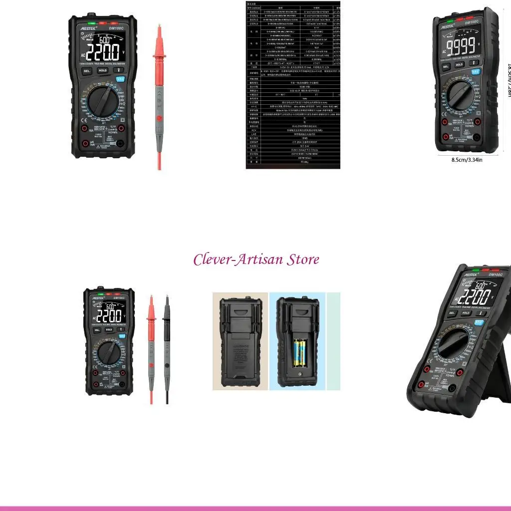 

E06B Цифровой мультиметр на 10000 отсчетов, высокоскоростной ручной/автоматический диапазон для Intellige