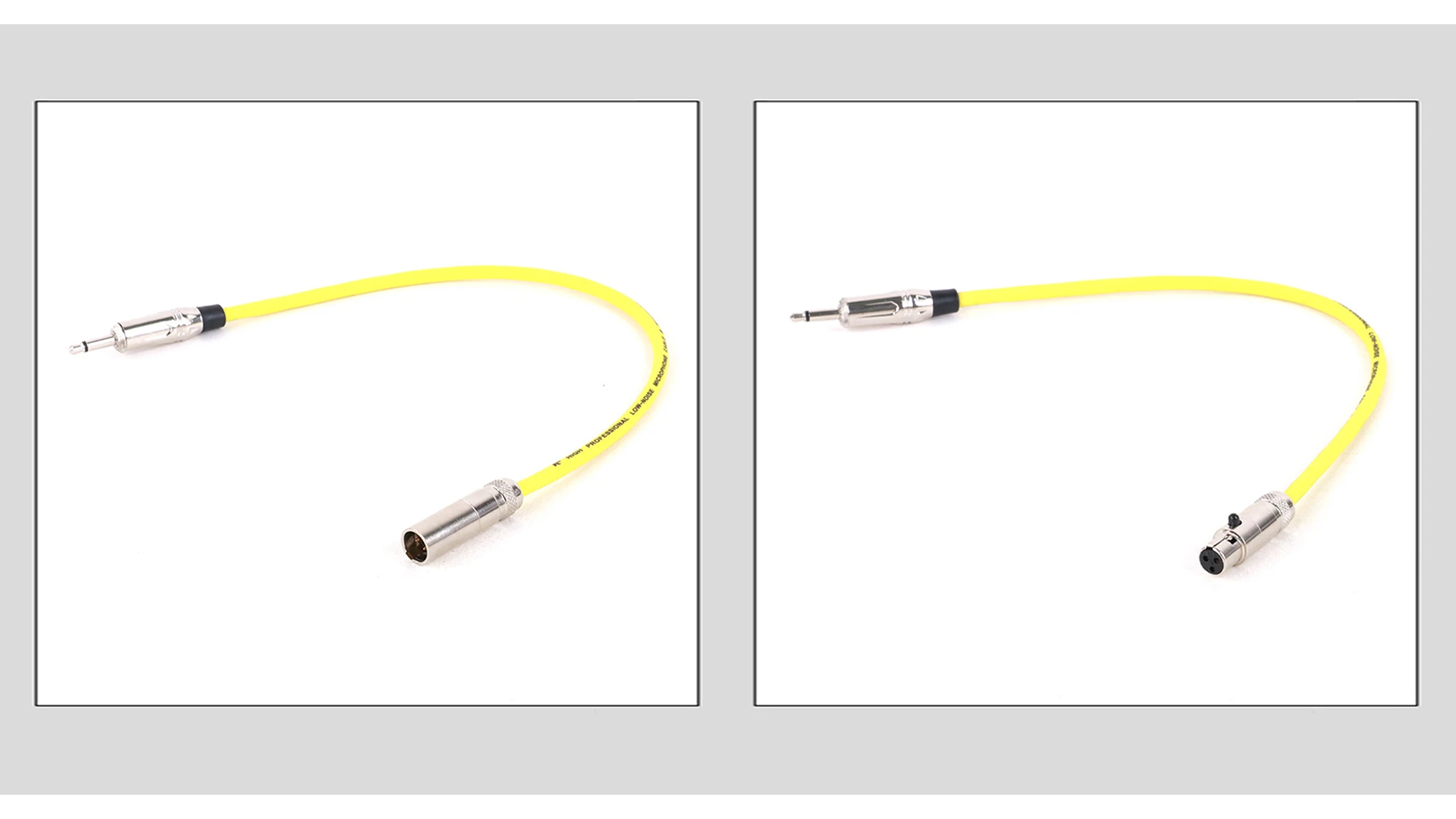 3-poliges Mini-XLR-zu-Mini-Buchse 3,5-mm-Mono-Audiokabel 3,5 "ts Stecker zu Mini-XLR-Stecker/Buchse Adapter-Farb kabel für Kamera-Kopfhörer – Detail 3