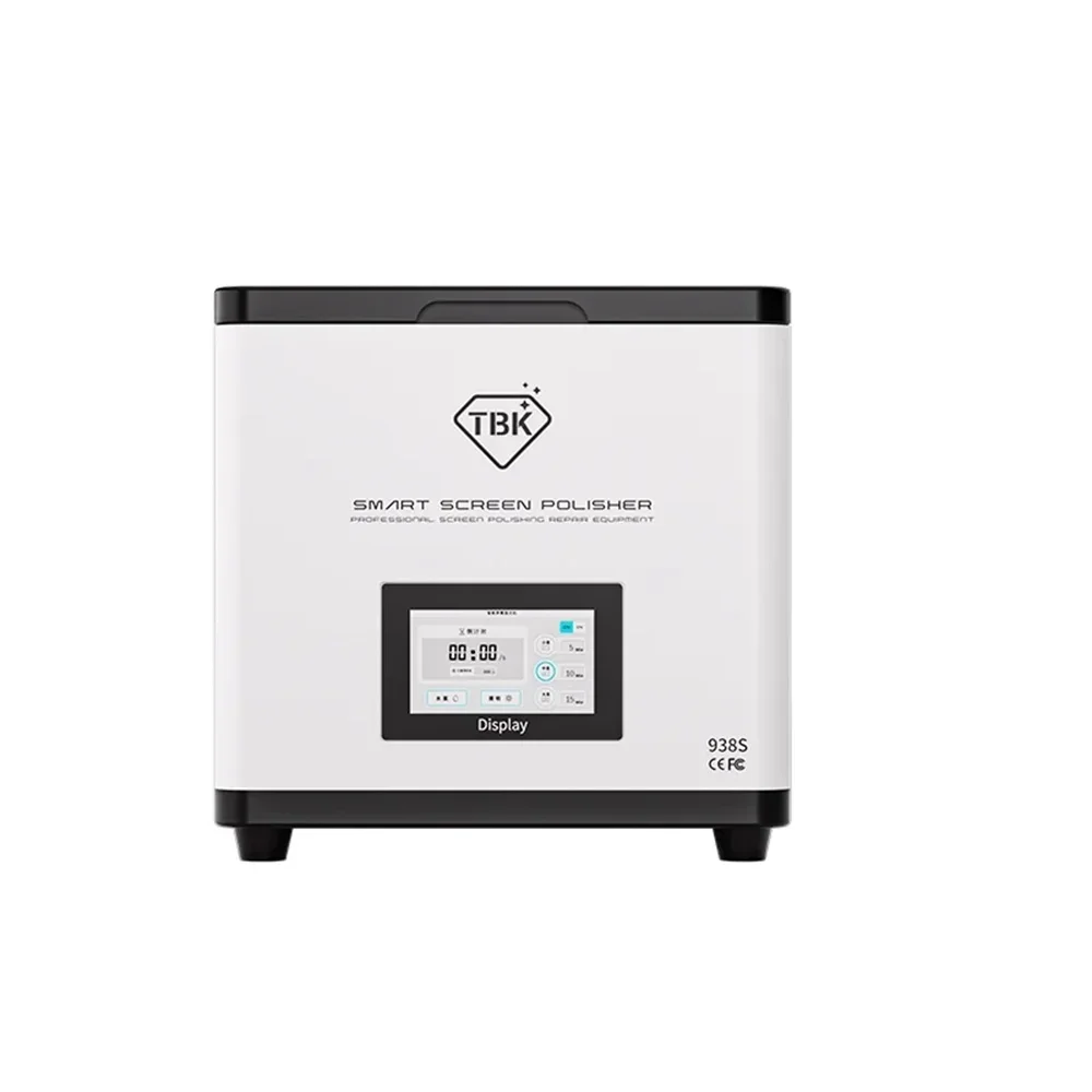 TBK938S Mini Screen Polishing Machine Screen Scratch Repair Phone LCD Screen Polishing Frequency Control Auto Grinding MachineAR
