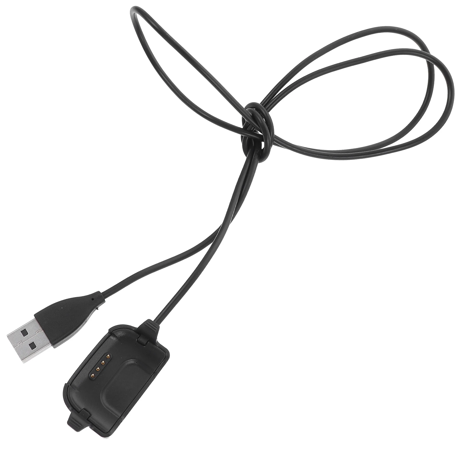 

1pc Smart Watch Charging Cable USB Replacement Cord Black Business Traveler Friendly Multiple Use PC Laptop