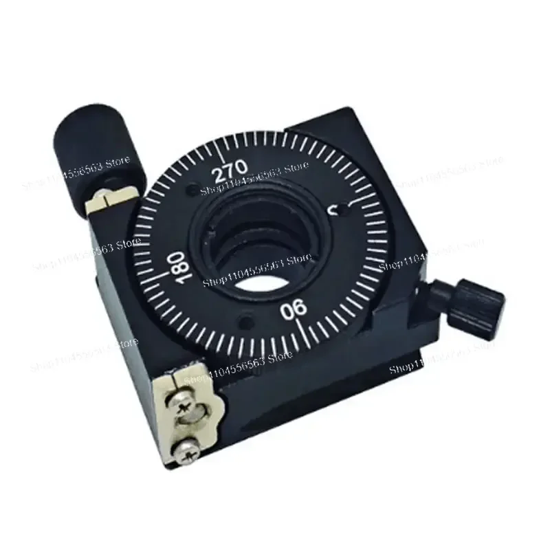 Precision 360 Degree Manual Turntable with Bearing, 29mm Diameter Rotating Platform for Display