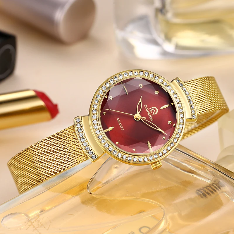 Fashion women's Watch Diamond Set Women's Quartz Watch Waterproof Stainless Steel Bracelet Watch Christmas Gifts