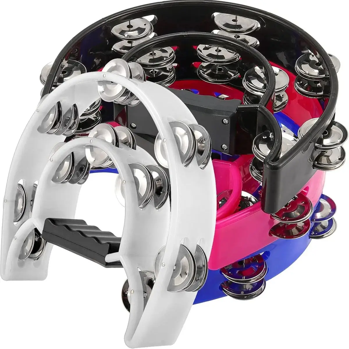 صف مزدوج Handbe الدف قرع أورف أداة KTV الغناء حفلة الأطفال التنوير ألعاب الموسيقى #5