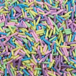 Mix świeca Sprinkles cukierki kukurydza glina polimerowa Sprinkles luzem dla DIY rzemiosło Tiny Foam Klei narzędzie do dekoracji ciast glina zdobienia