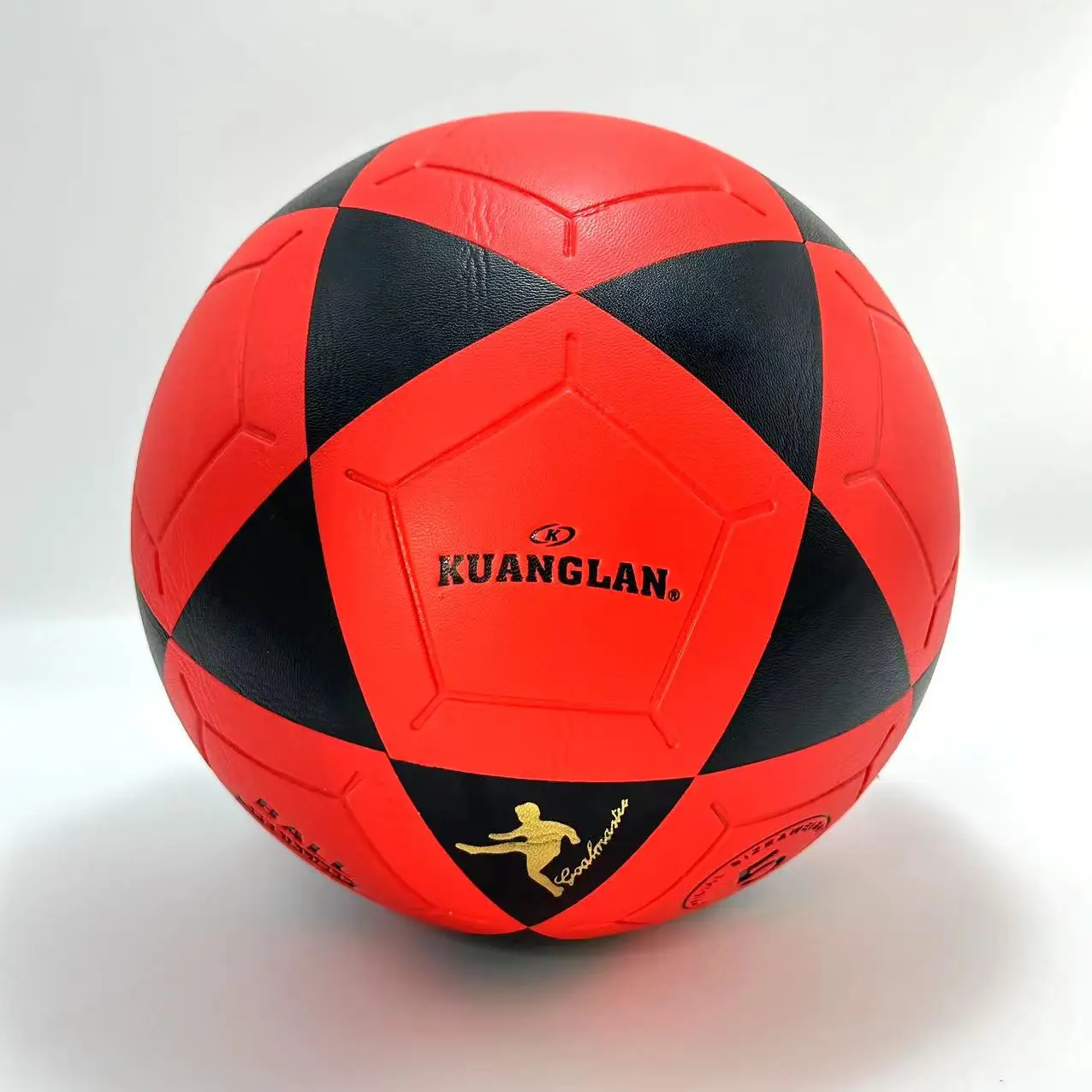 Fornecedor de bola de futebol com logotipo personalizado PVC PU Match Training Tamanho 5 Futebol de futebol