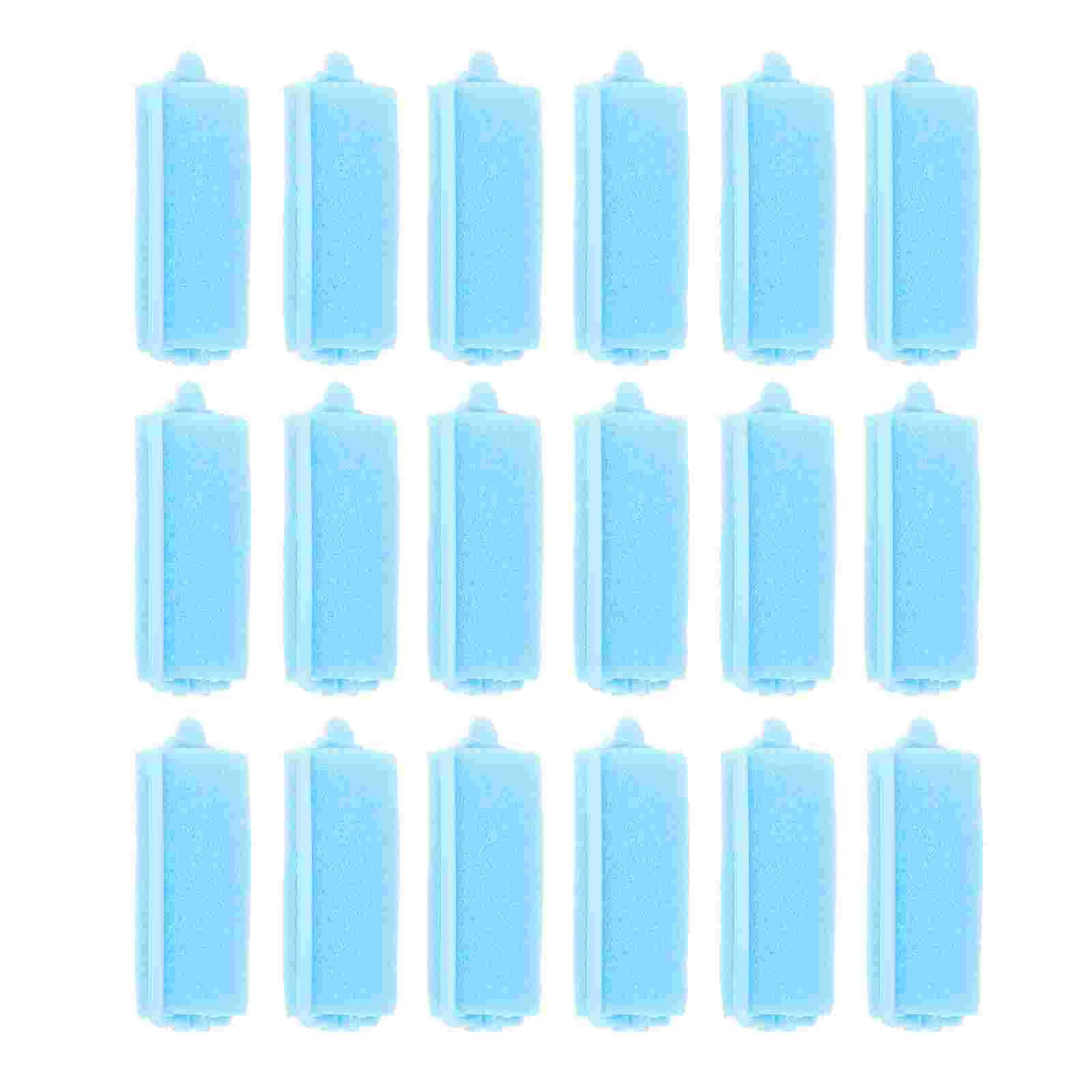 

20 Pcs Hair Roller Curlers Sponge Rollers Curling Blue Heatless Curls Headband to Sleep