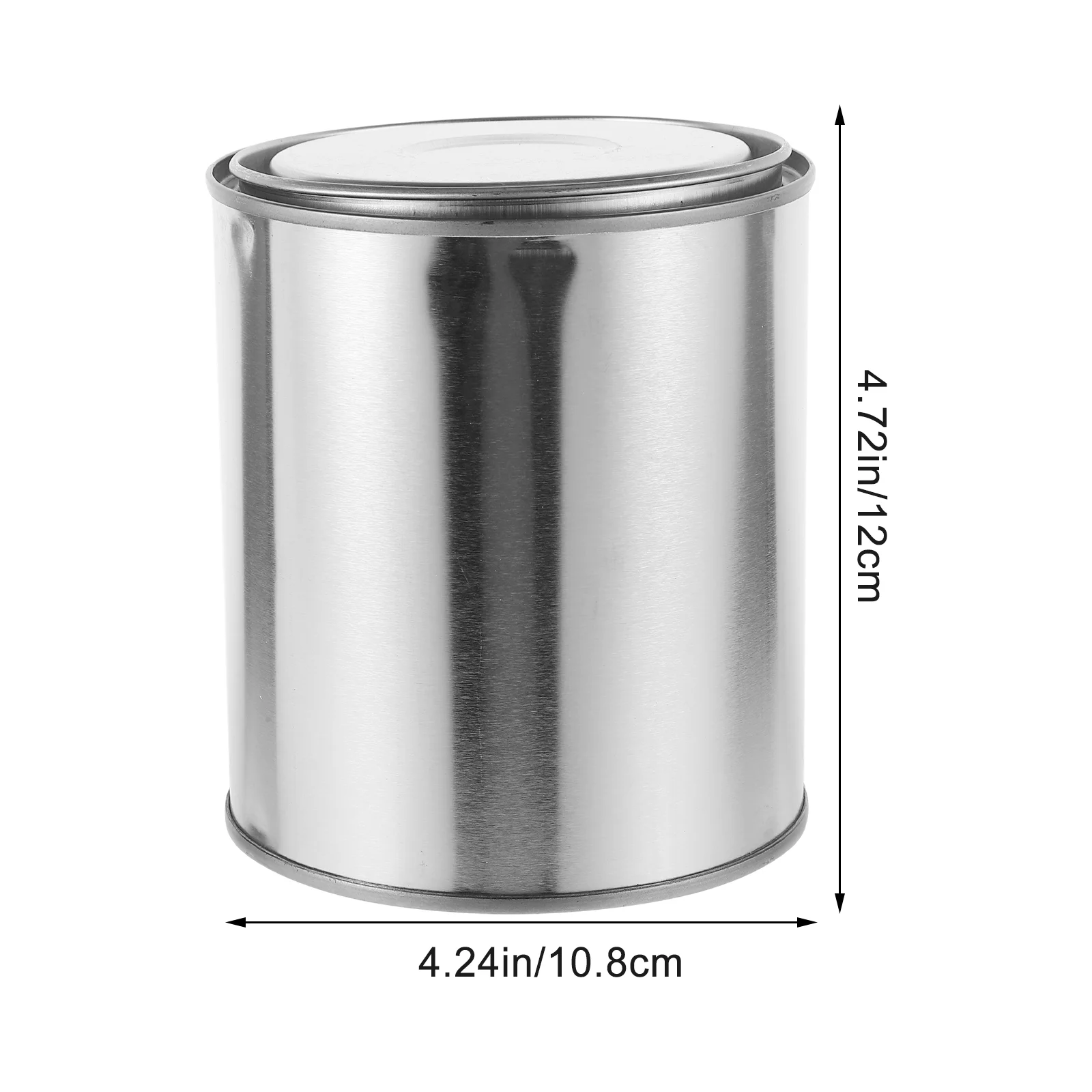 5pcs Empty Metal Paint Cans with Lids Paint Storage Containers Tiny Empty Pitch Small Metal Pails oil paint can