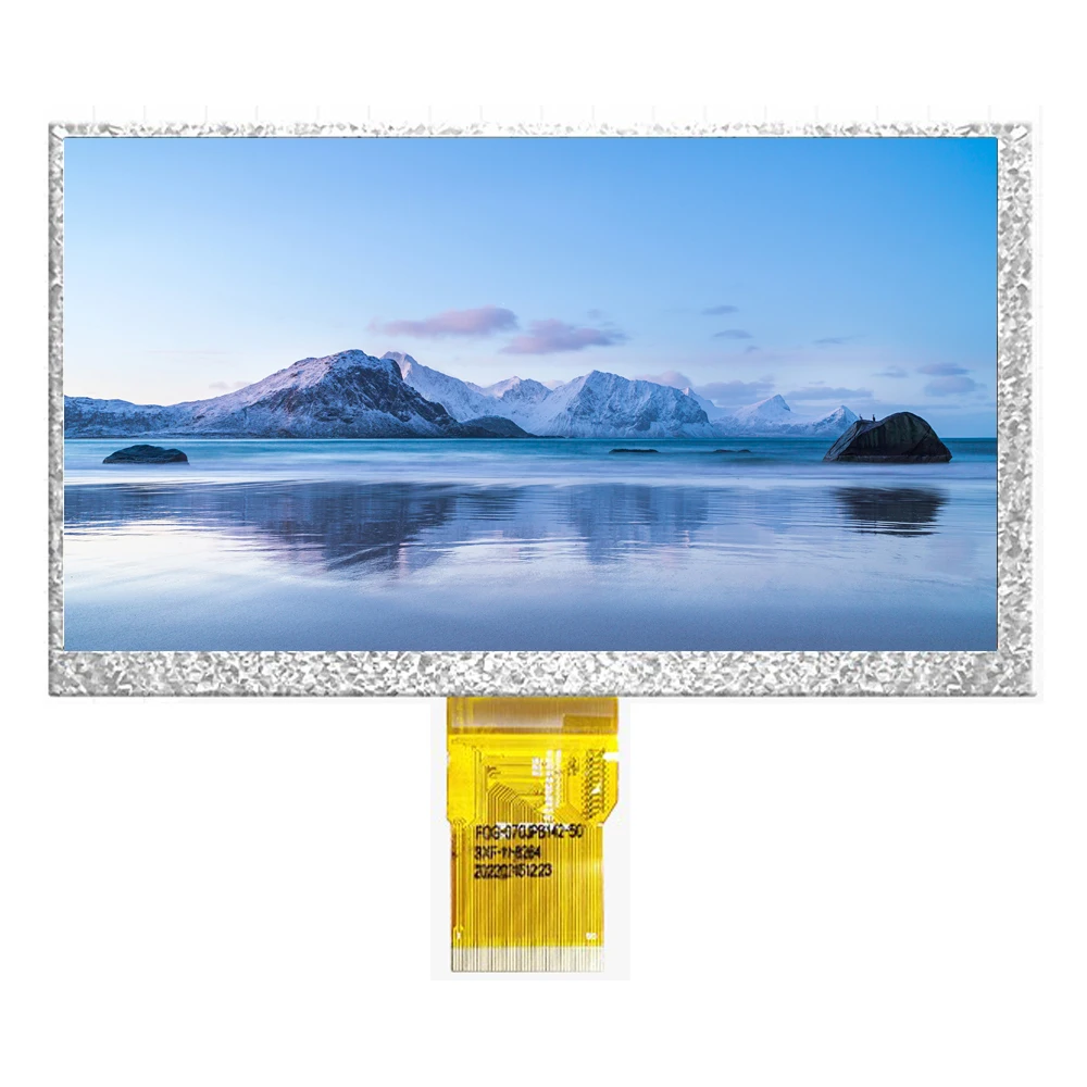 500 Brightness IPS HD Display 1024*600 RGB24Bit 50PIN GT911 Capacitive Touch Serial Screen 7 Inch TFT LCD Screen Module