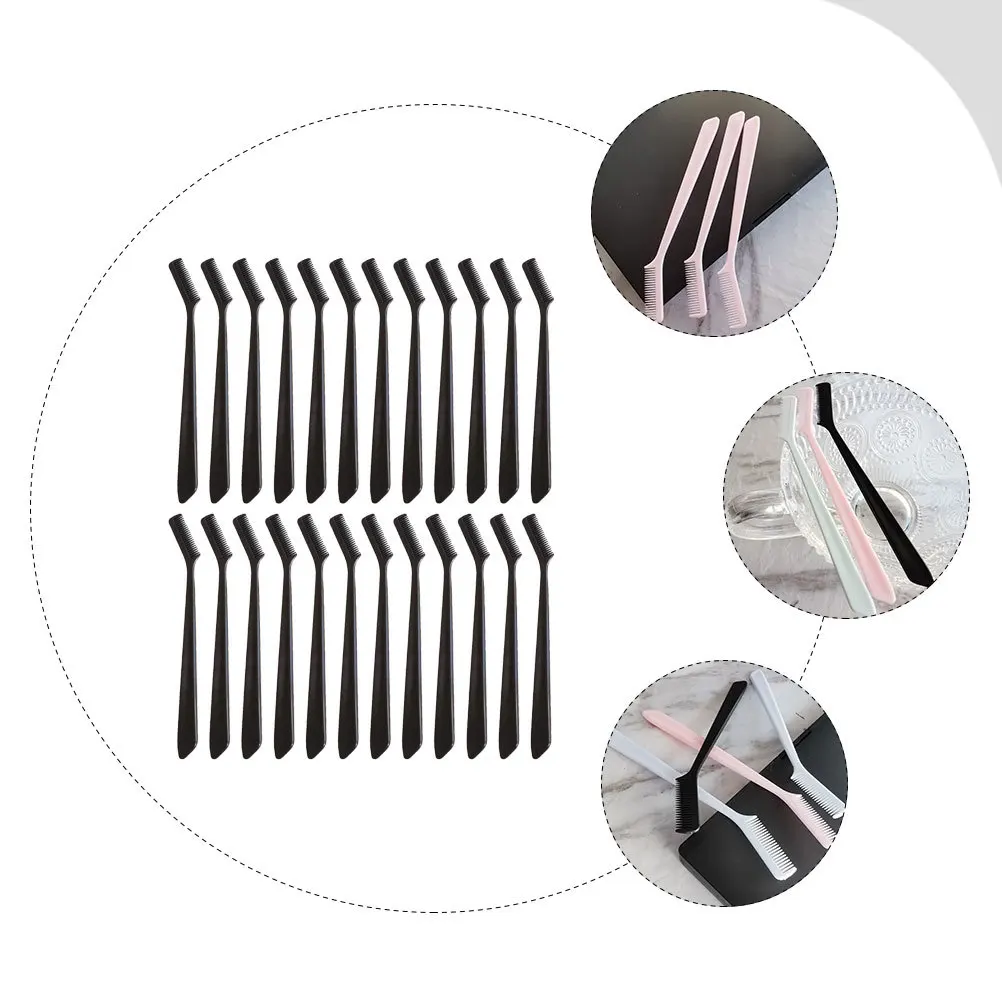 

30Pcs Eyebrow Comb Portable Small Multi-Function Eyelash Brush Makeup Accessory Lightweight Household Eyebrow Brush Travel