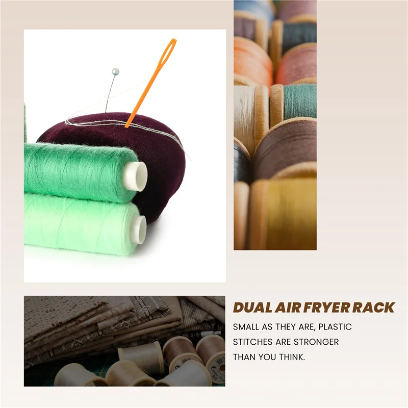 -HOPE 18 pezzi di plastica per cucire a mano, aghi per arazzi, per rammendo, artigianali, 9,3 cm, 7 cm ciascuno, 9 pezzi