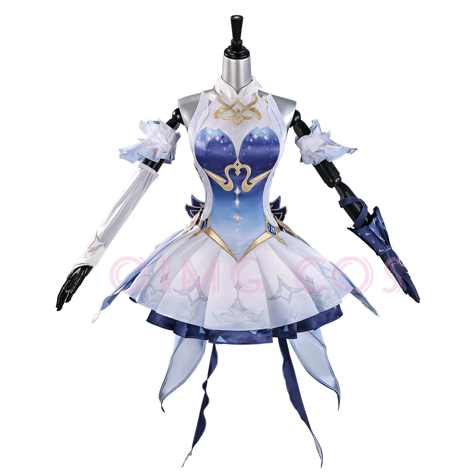 Genshin Impact Odette Cosplay Costume Full Set Adult Halloween Carnival Cloak For Comic Con Cos Events view 2