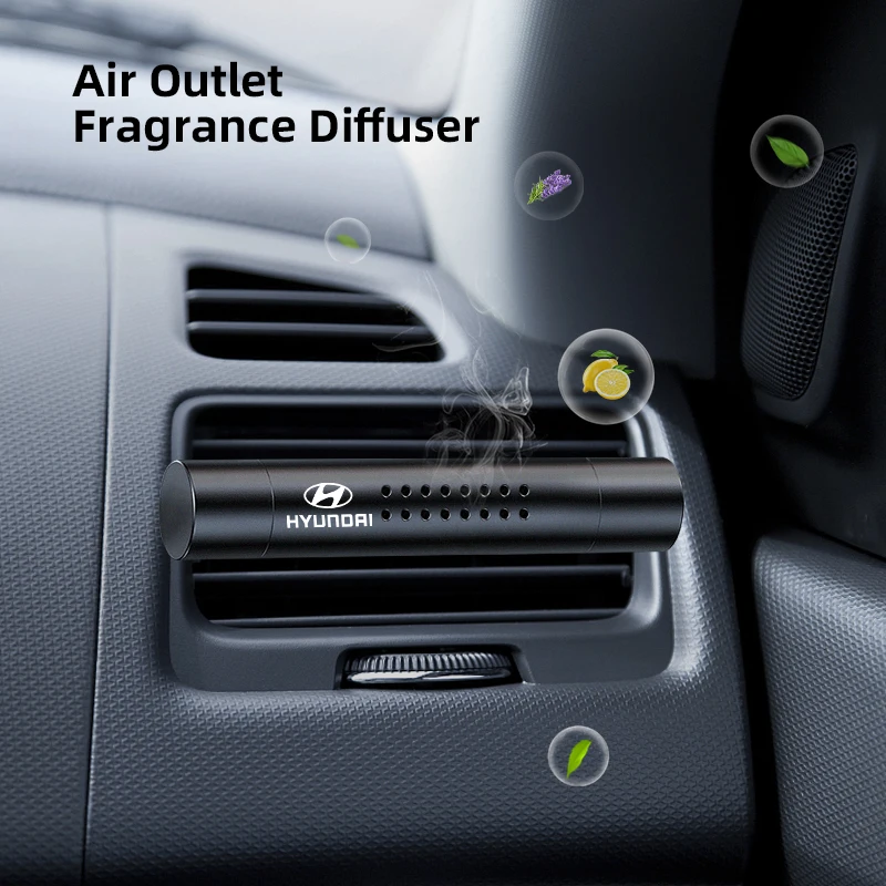 Car Air Conditioning Vent Perfume Air Fresheners For Hyundai I30 I20 I10 Venue Veloster Tucson Accent Kona Solaris Car Flavoring