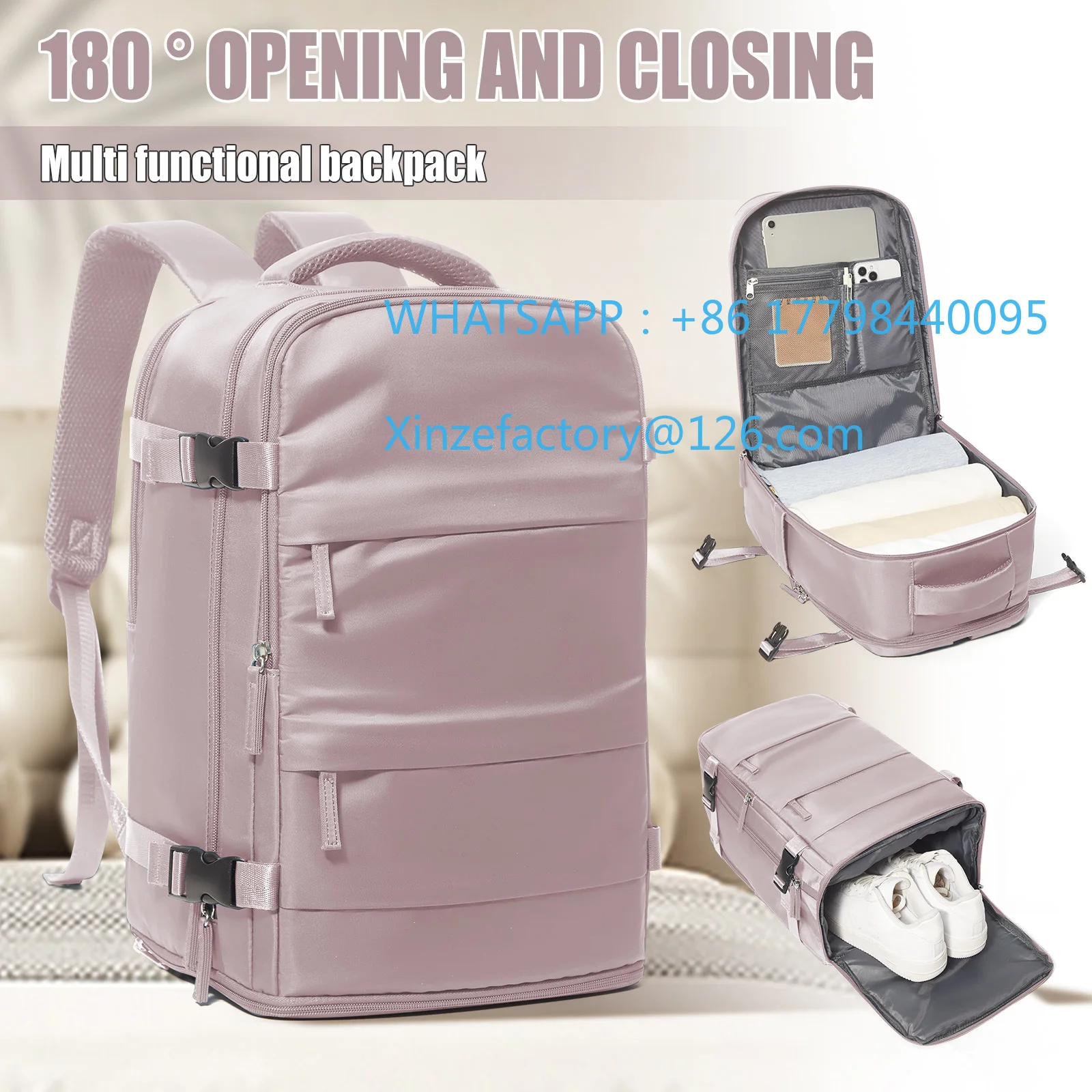 Women Men Travel Ba…