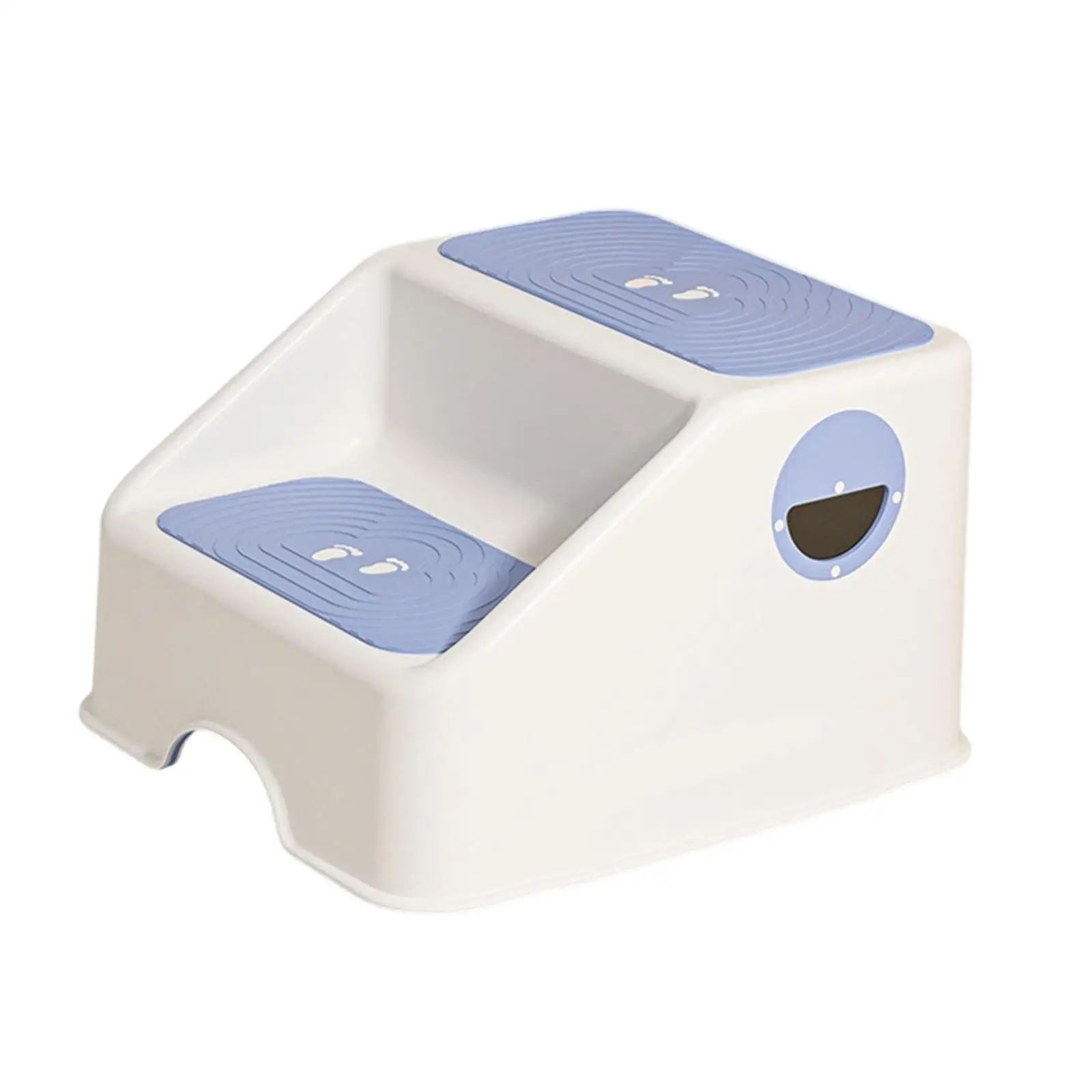 Toddler Two Step Stool Stable Non Slip Infant Stepping Stool for Kitchen Bathroom Toilet Playroom