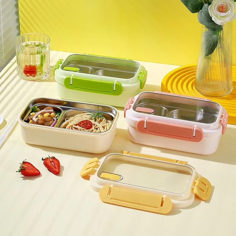 Heiße tragbare Lunchbox 304, Edelstahl-Lunchbox, Büroangestellte, Lunchbox für Studenten, Isolierbox für Mikrowellenherde