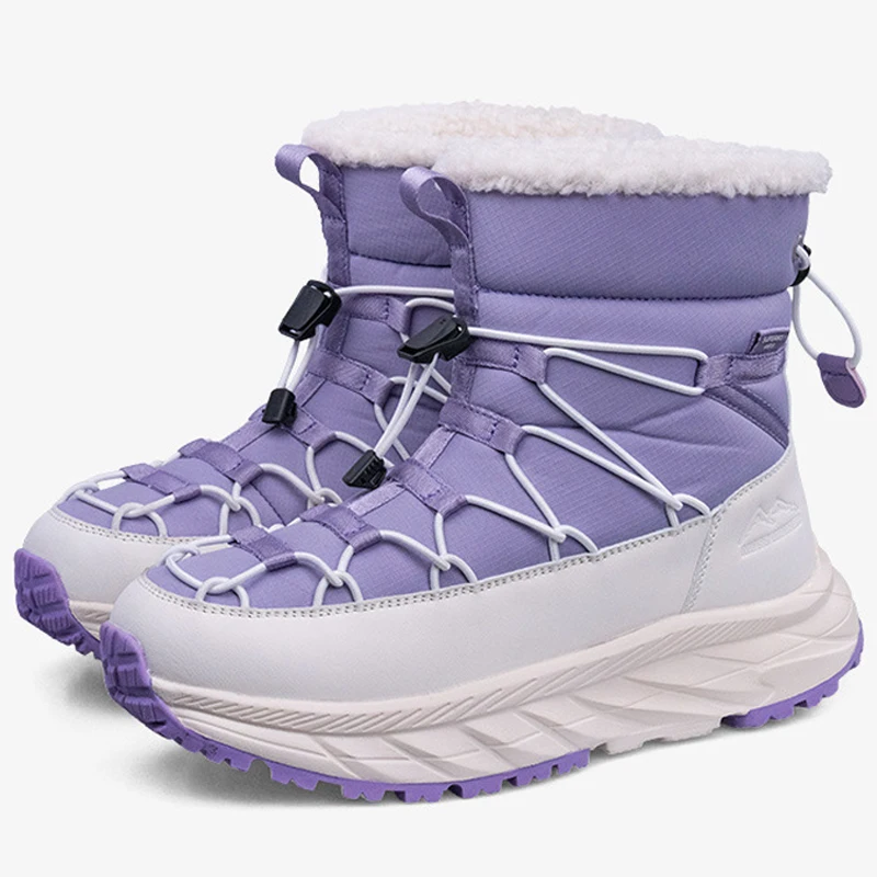 

2025 New Winter Boots Women Snow Boots Fleece Lined Thickened Warm Outdoor Winter Shoes Colorful Waterproof Anti-Slip Boots
