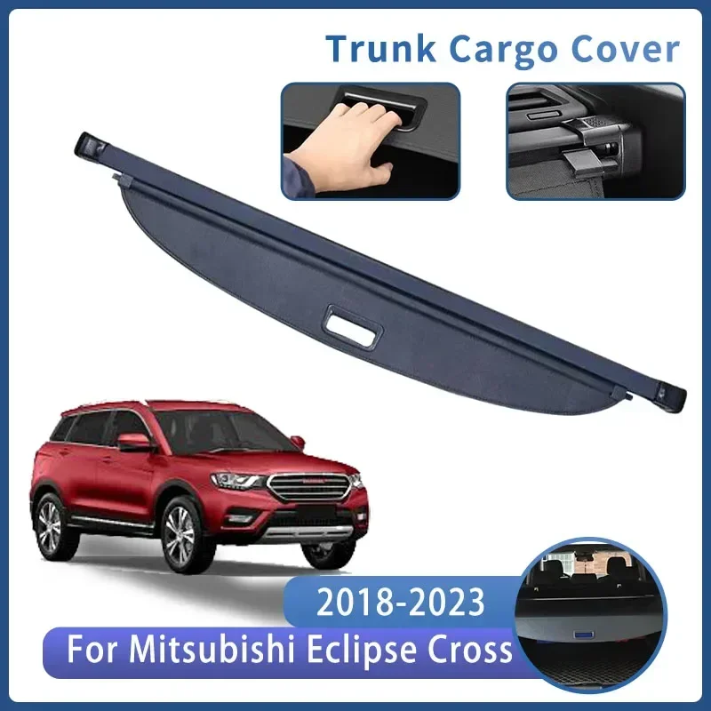 

Car Trunk Bracket For Mitsubishi Eclipse Cross GK GL YA 2018~2023 Curtain Rear Partition Retractable Interior Car Accessories