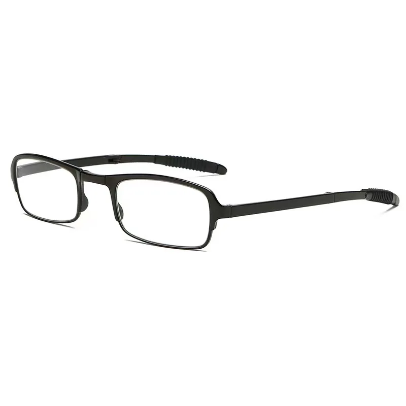 New Folding Reading Glasses with Glasses Box Ultra-light Fashion Portable Anti-blue Light Presbyopic Glasses +1.0 To +4.0