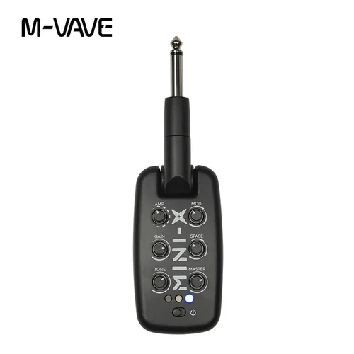 Imagen 2 del producto M-VAVE MINI-X amplificador de auriculares efectos de bajo de guitarra amplificador recargable portátil incorporado 9 tonos de amplificador diferentes pieza de guitarra