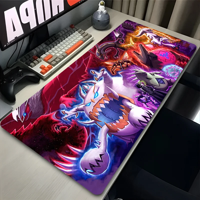 

Mouse Pad Anime Pokemon Pikachu Gengar Big Mouse Pads PC Desk Mat Gamer Office Carpet Keyboard Table Gaming Accessories Mousepad