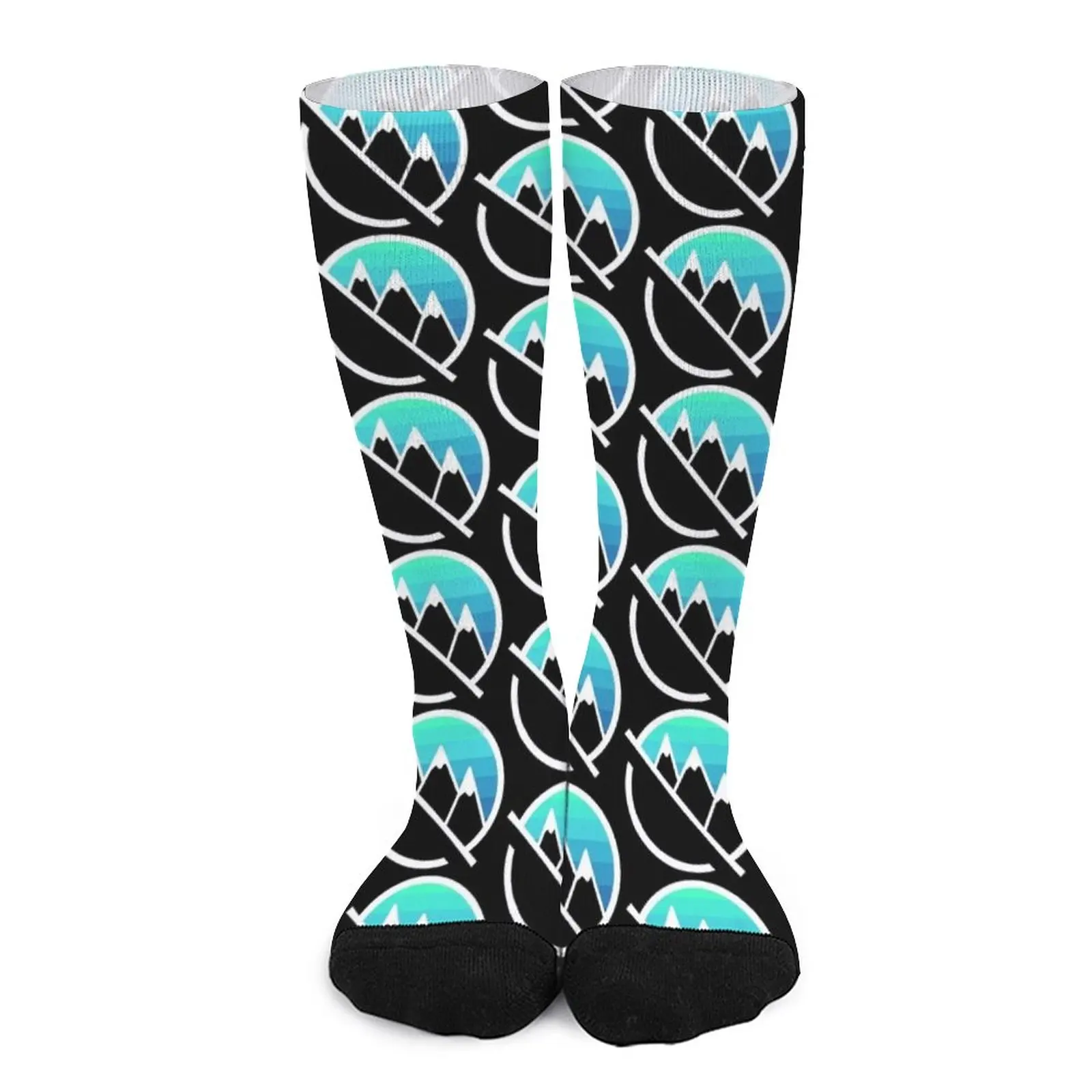 Men’s Mountain Graphic T-shirt Socks gym socks Woman socks Men's sock shoes