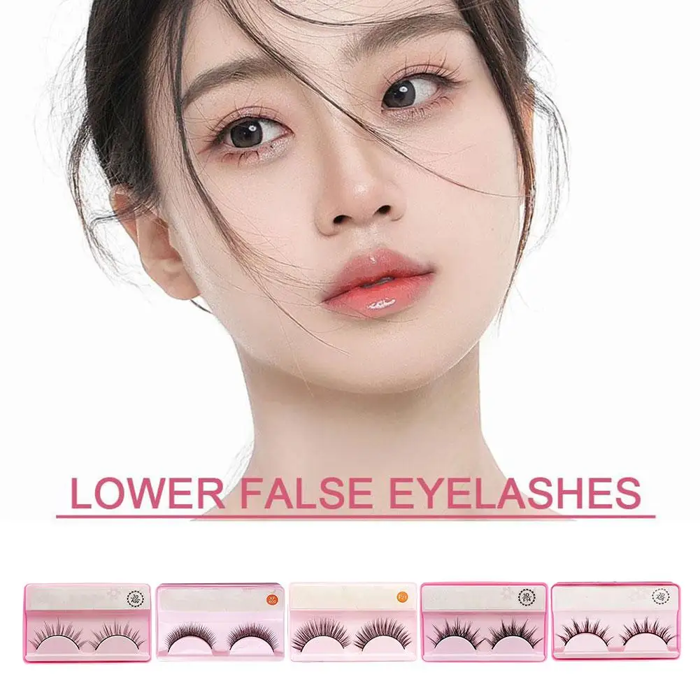 3D Kitten False Eyelashes Fairy Hair Daily Nude Makeup Simulation False Natural Short And Thick Model Eyelashes Glue Long V2H8