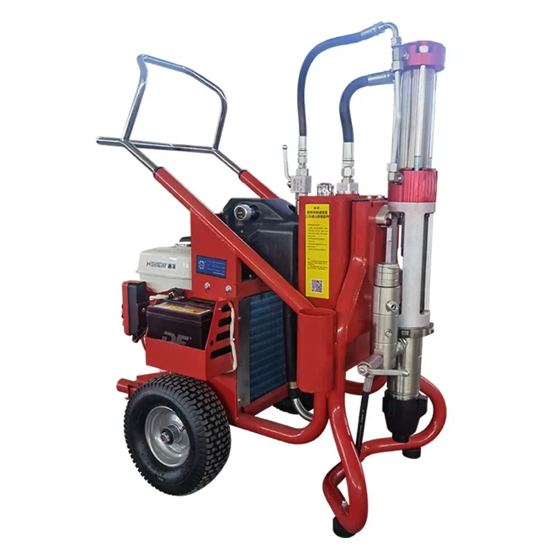 Putty Spraying Machine Fireproof Waterproof Coating Engineering Spraying Machine High Pressure Airless Oil Powered Putty Machine