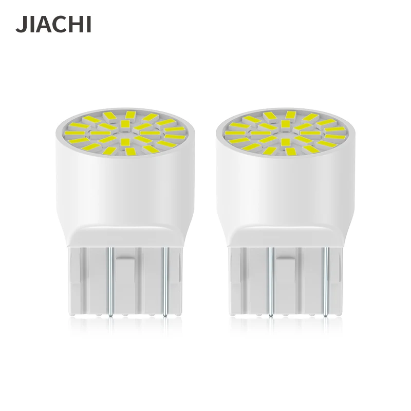 100PCS LED Car Bulb 1156 BA15S P21W 7443 T20 W21/5W 3014 24SMD DRL Turn Signal Brake Tail Light