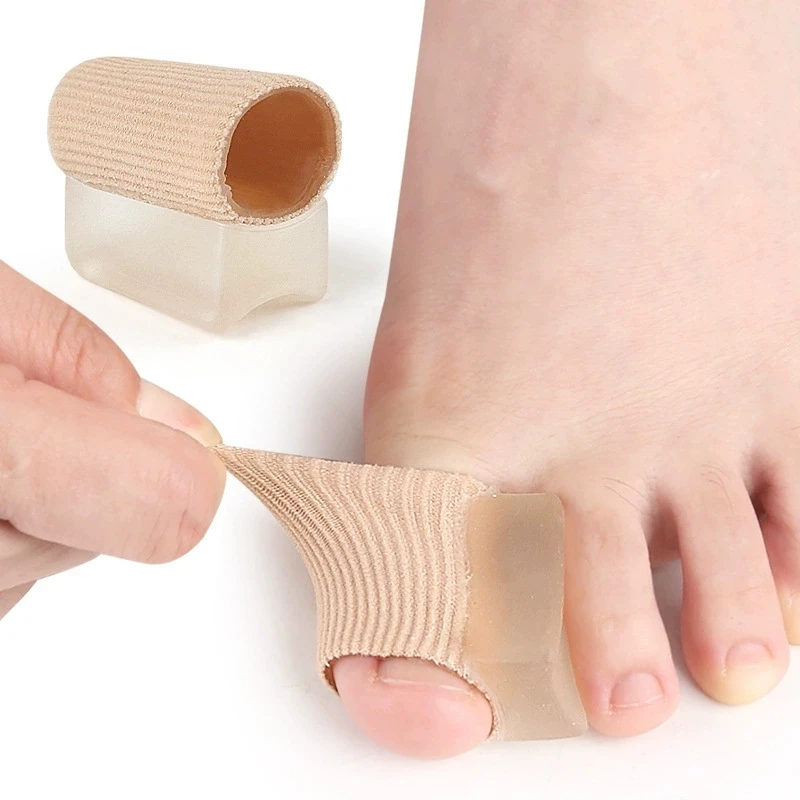 1/2Pcs Silicone Toe Separator Hallux Valgus Bunion Corrector Sock Orthotics Thumb Adjuster Correction Straightener Feet Care