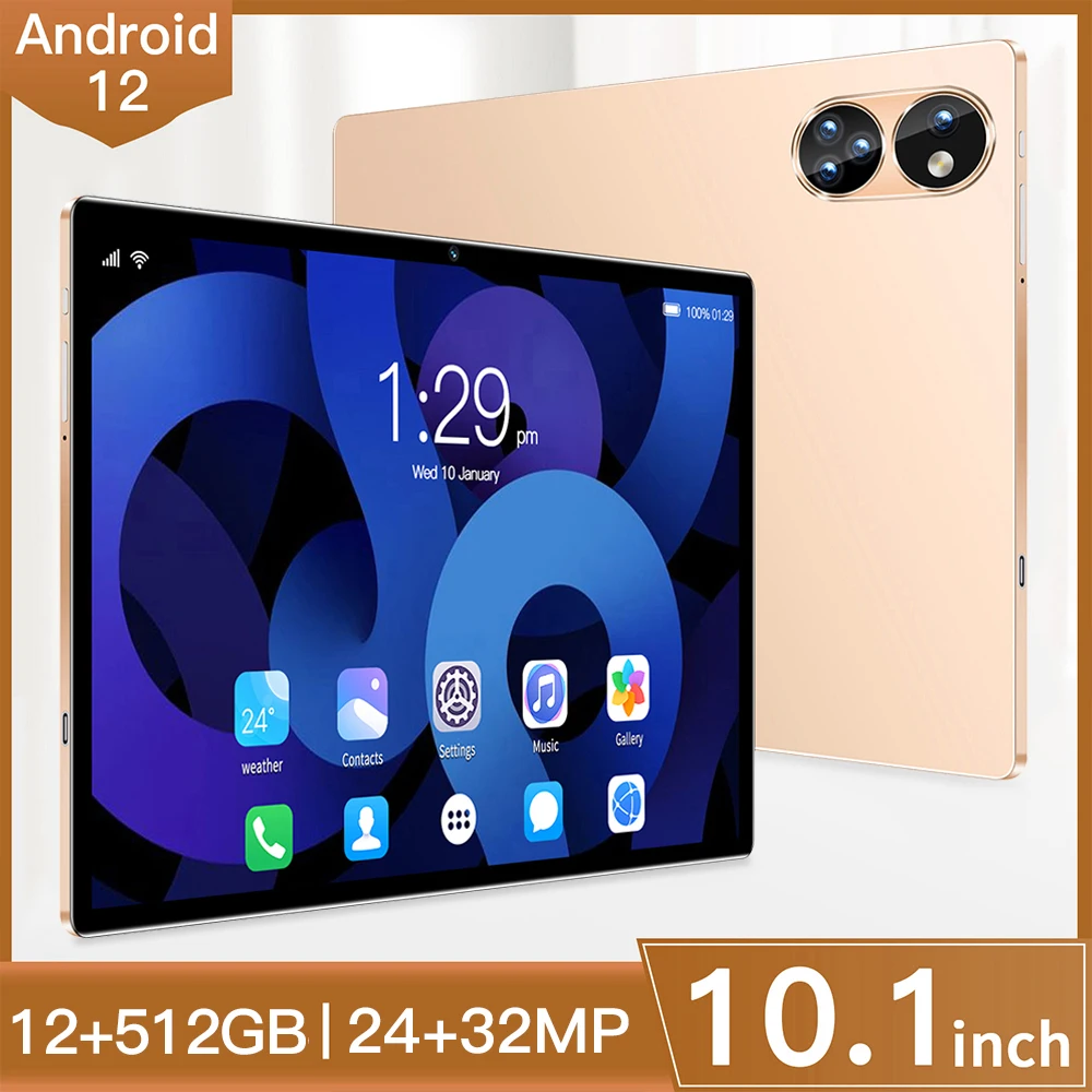 Tablet PC New 10.1-inch tablet Eye Care Game Office Brush video Students learn with Tablet Type-C interface