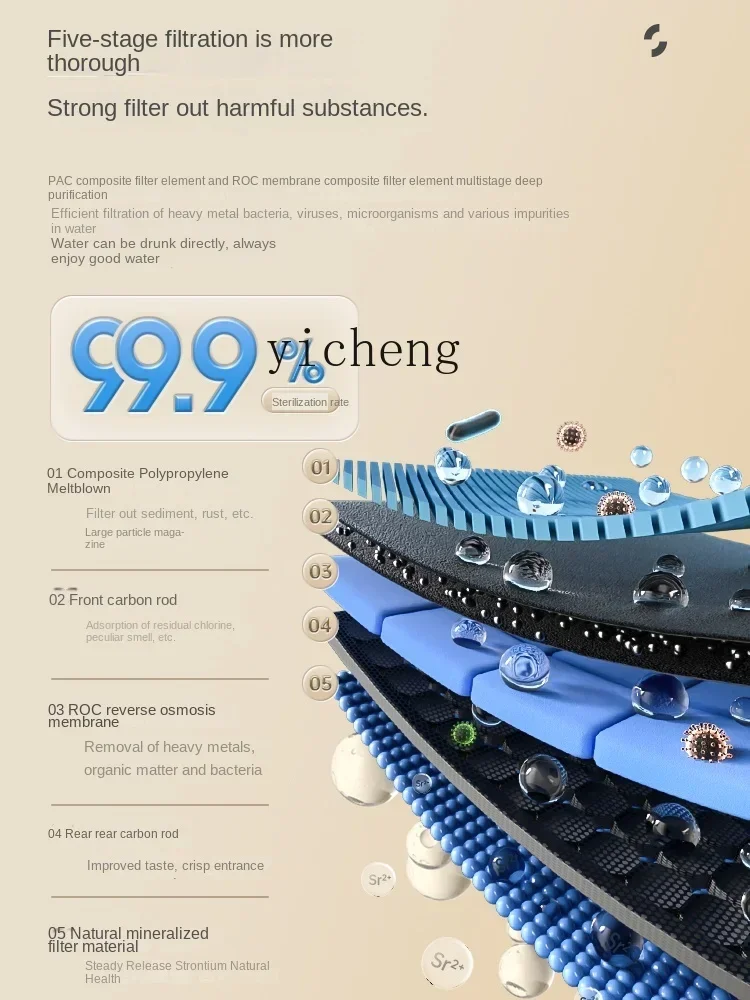 Hot and Cold Water Purifier Desktop Water Purifier for Direct Drinking Straight Drinking Machine