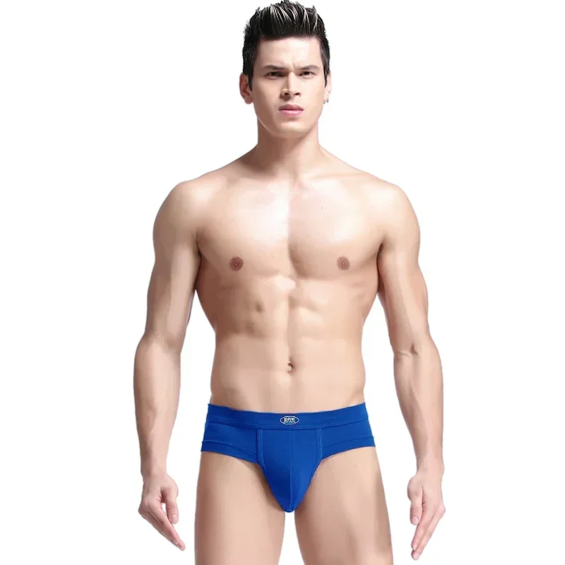3pcs Underwear Men's U Convex Large Pouch Space Breathable Briefs Summer Sports Thin Modal Underwear