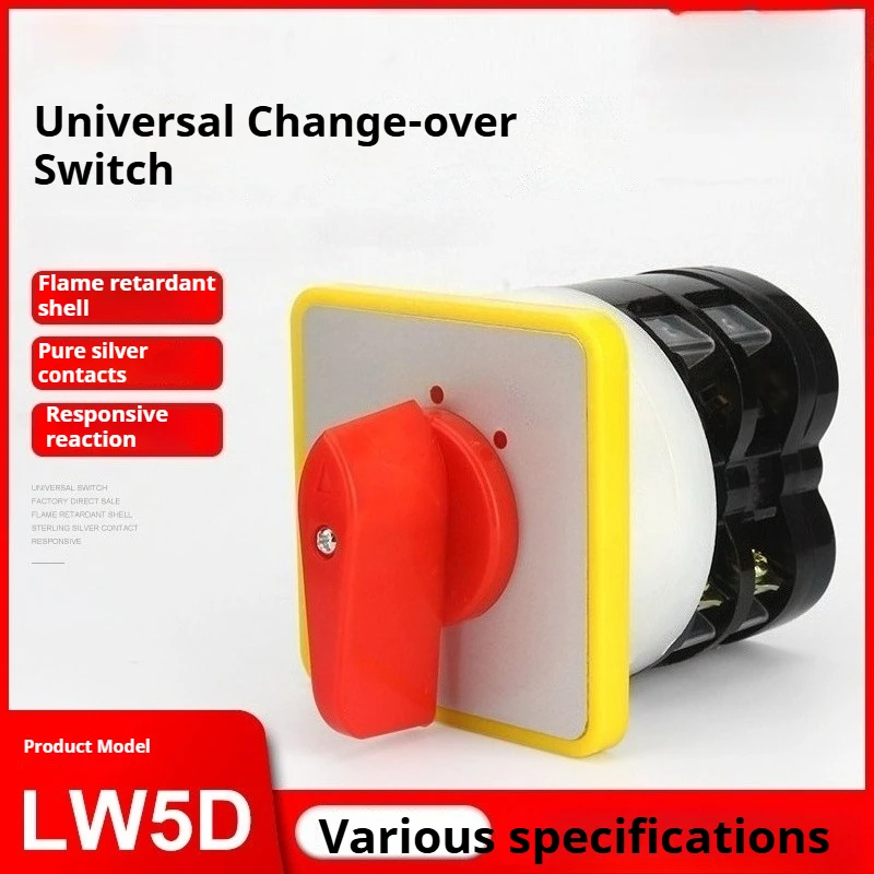 Универсальный переключатель LW5D-16/3 F3055, 3 секции, 16/2, комбинированный поворотный выключатель-разъединитель