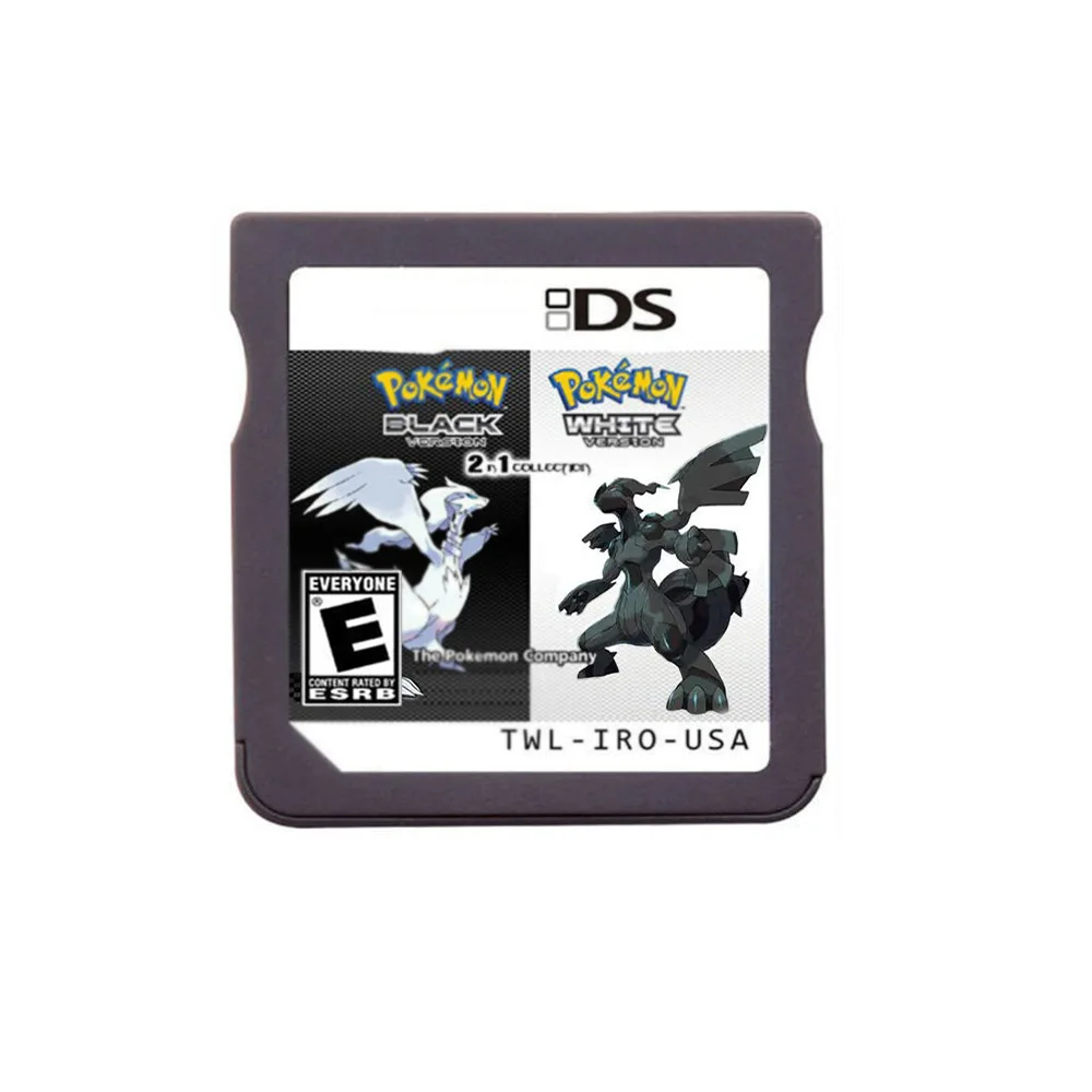 DS Video cHeartGold SoulSilver أسود أبيض لـ NDS/2DS/3DS/NDSL
