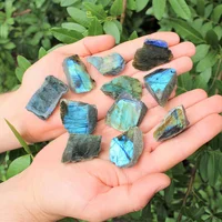 Labradorite Slab Crystals, Labradorite Slice, Moonstone, Luminous Stone, Crystal Natural Interior Decorationor Stone Carving 6