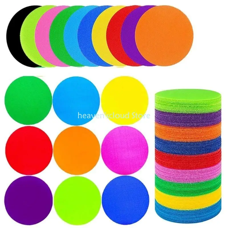 

Y88B 30Pcs Carpet Dots Marker 4Inch or 5Inch Colored Dots Marker Colorful Floor Dots for Teaching Game Classroom Kindergarten