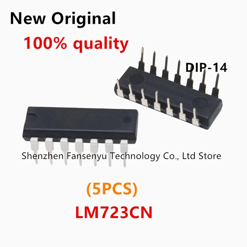 

(5piece)100% New LM723CN DIP-14
