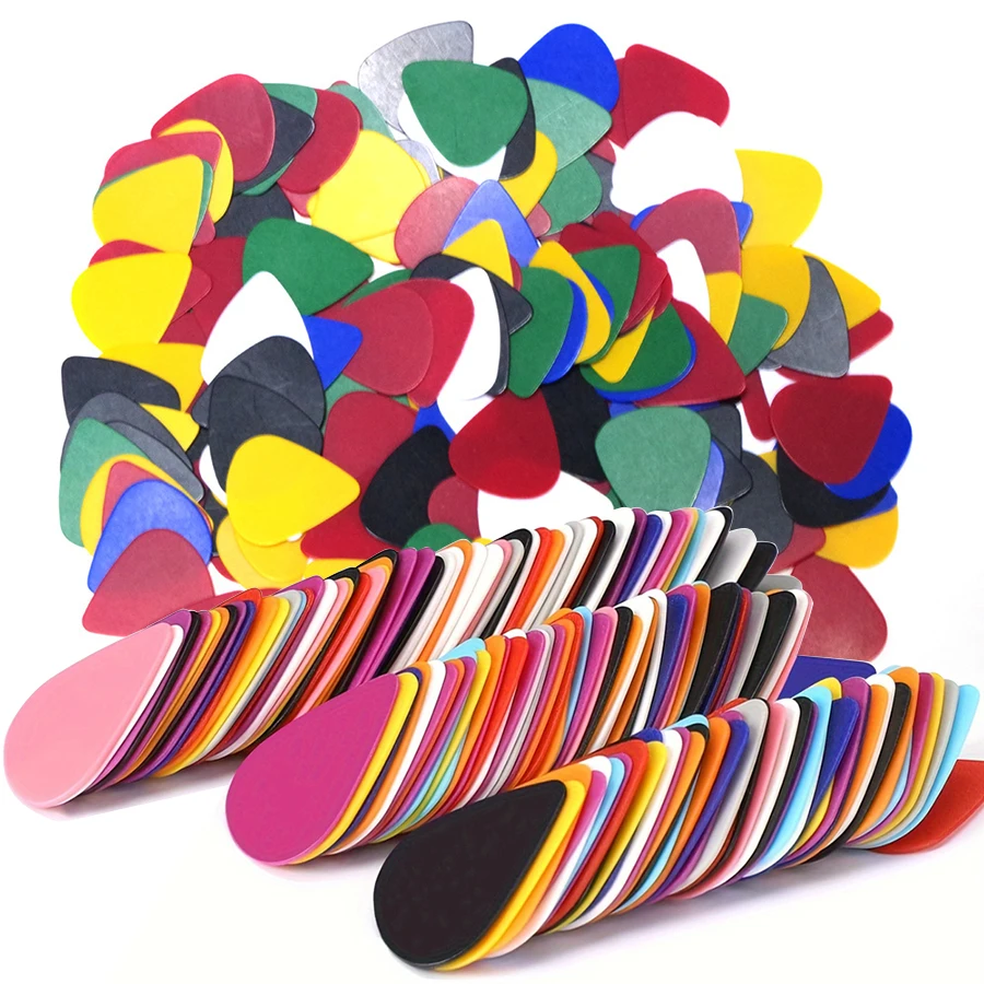 30pcs Boxed Solid Color Guitar Picks ABS Cartoon Pick Suit for Guitar Ukulele Bass Musical Instrument Performance Accessories