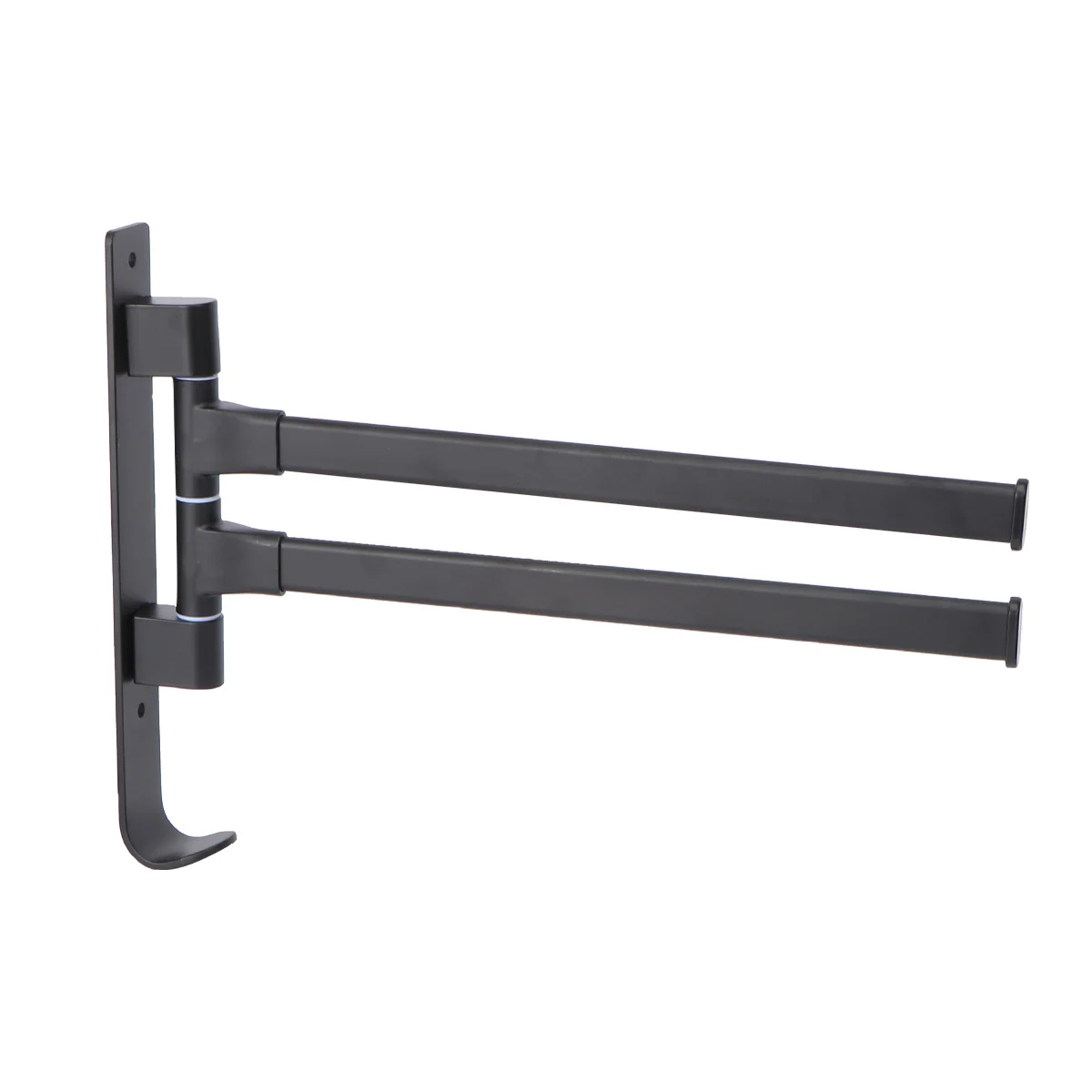 

Rotating Towel Bar Organizer Rack Punch-free Stand Alloy Wall-mounted