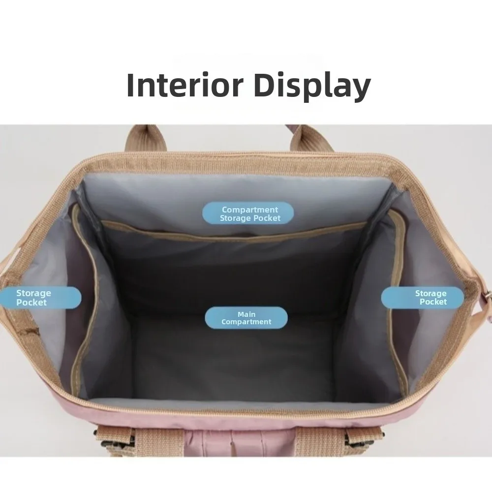 

Портативная сумка для мамы, вместительный складной рюкзак для подгузников, легкий многофункциональный рюкзак для путешествий