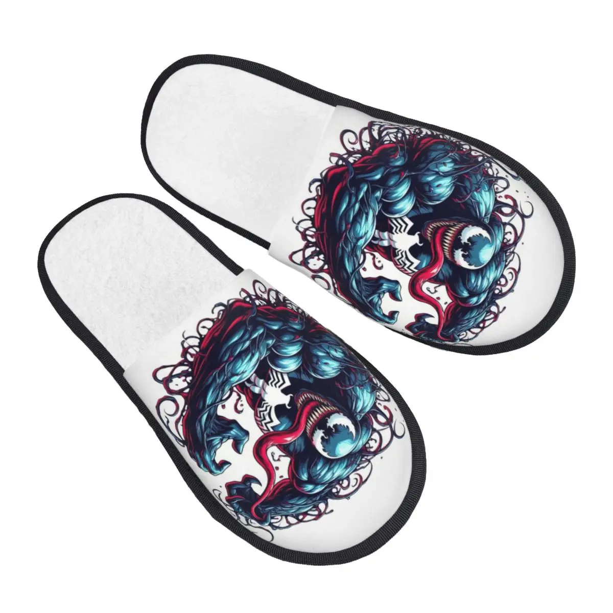 

Изготовленные на заказ тапочки из пены с эффектом памяти Venom, женские уютные теплые домашние тапочки