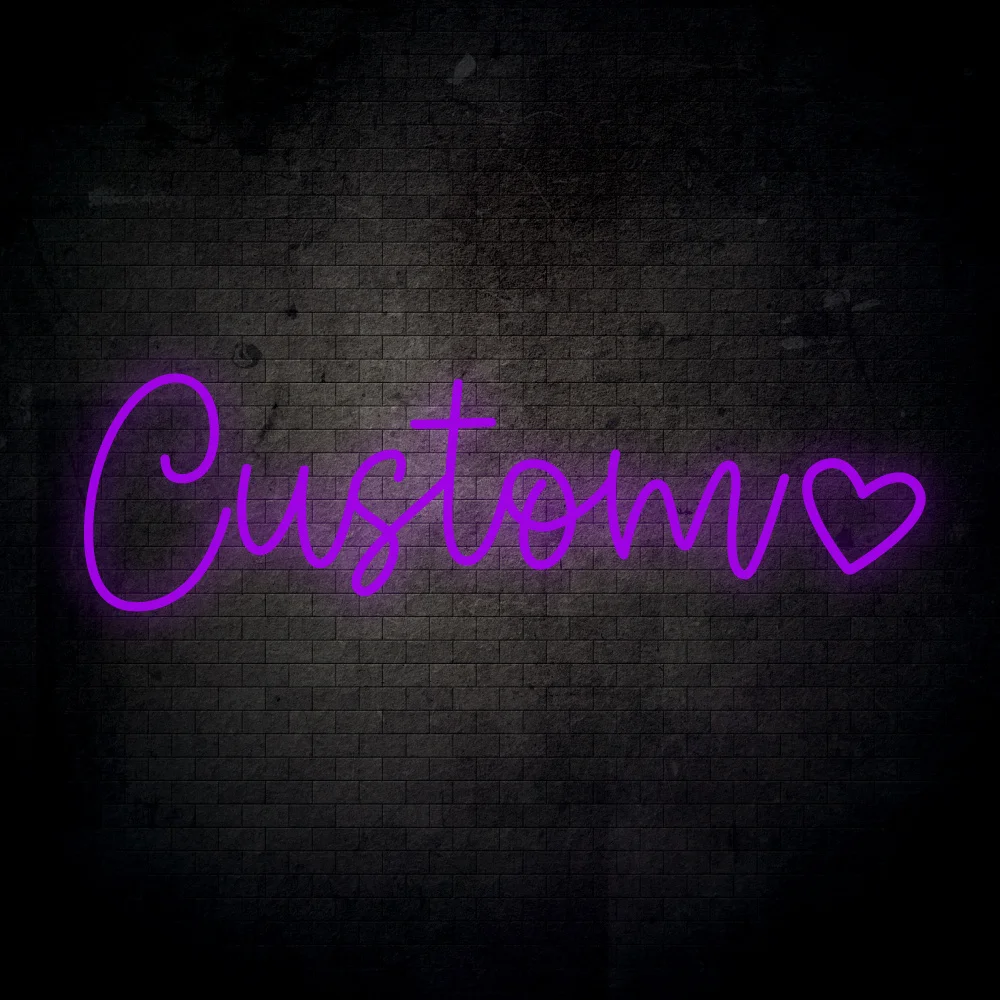 Custom Neon Sign Big Size LED Neon Light Wall Decor for Home Business Events Customizable Neon Name Signs for Room Decoration