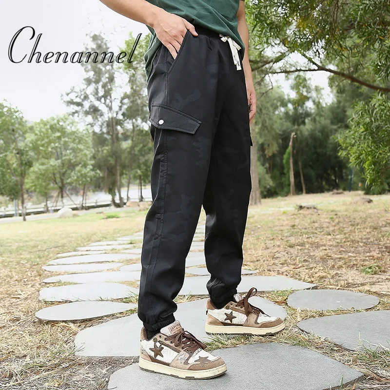 

Свободные камуфляжные брюки, повседневные спортивные штаны, мужские брюки для походов, охоты, рыбалки, уличной одежды, рабочие брюки