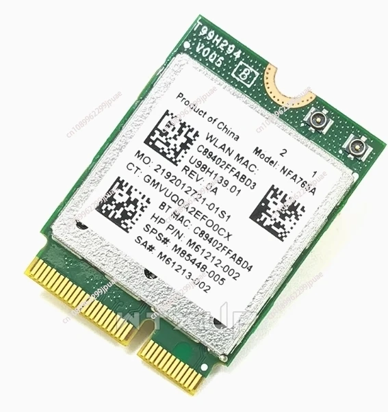 Wifi7 QCNCM865 محول شبكة لاسلكي 2.4 جيجابت في الثانية ثلاثي الموجات 2.4 جيجا/5 جيجا/6 جيجا هرتز لـ Win11