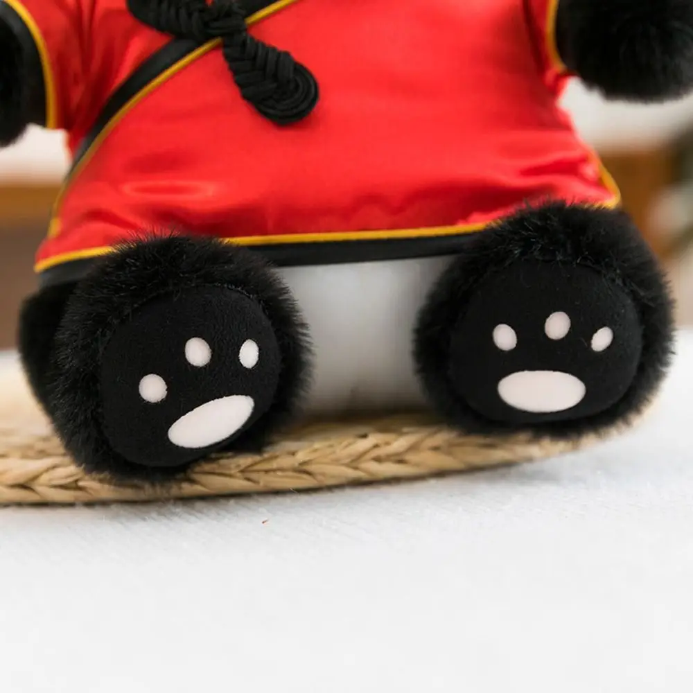 

Silk Hanfu Panda Plush Toy Soft Pillow Chinese Style Plush Panda Pendant Keychain 15/25cm Stuffed Animal Toys Xmas Present