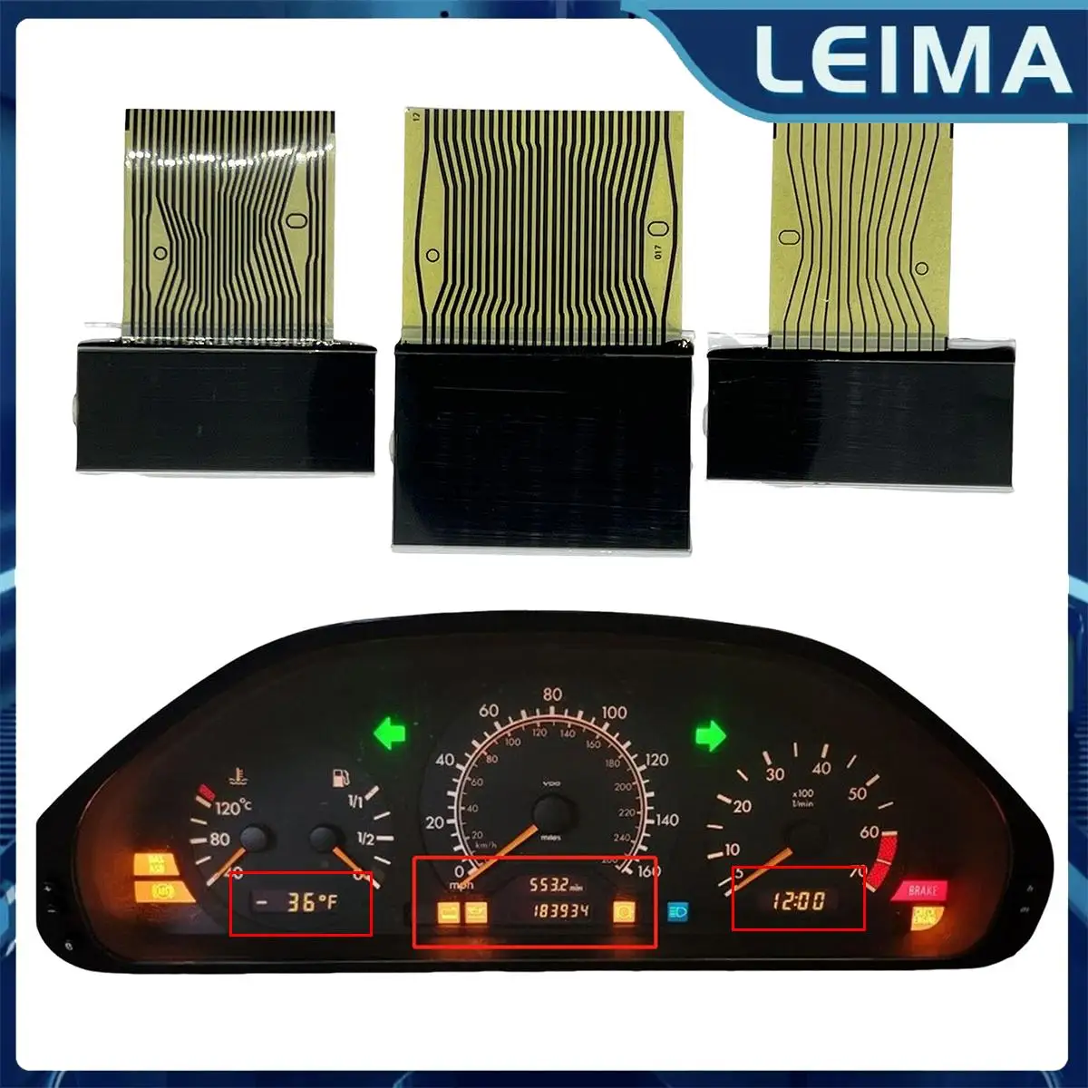 1/2/3pcsDashboardLCDScreenDisplayLeft&Centre&RightForBenzCEClassW202W210S210CLKSLKclassW208R170E32098-02-AliExpress