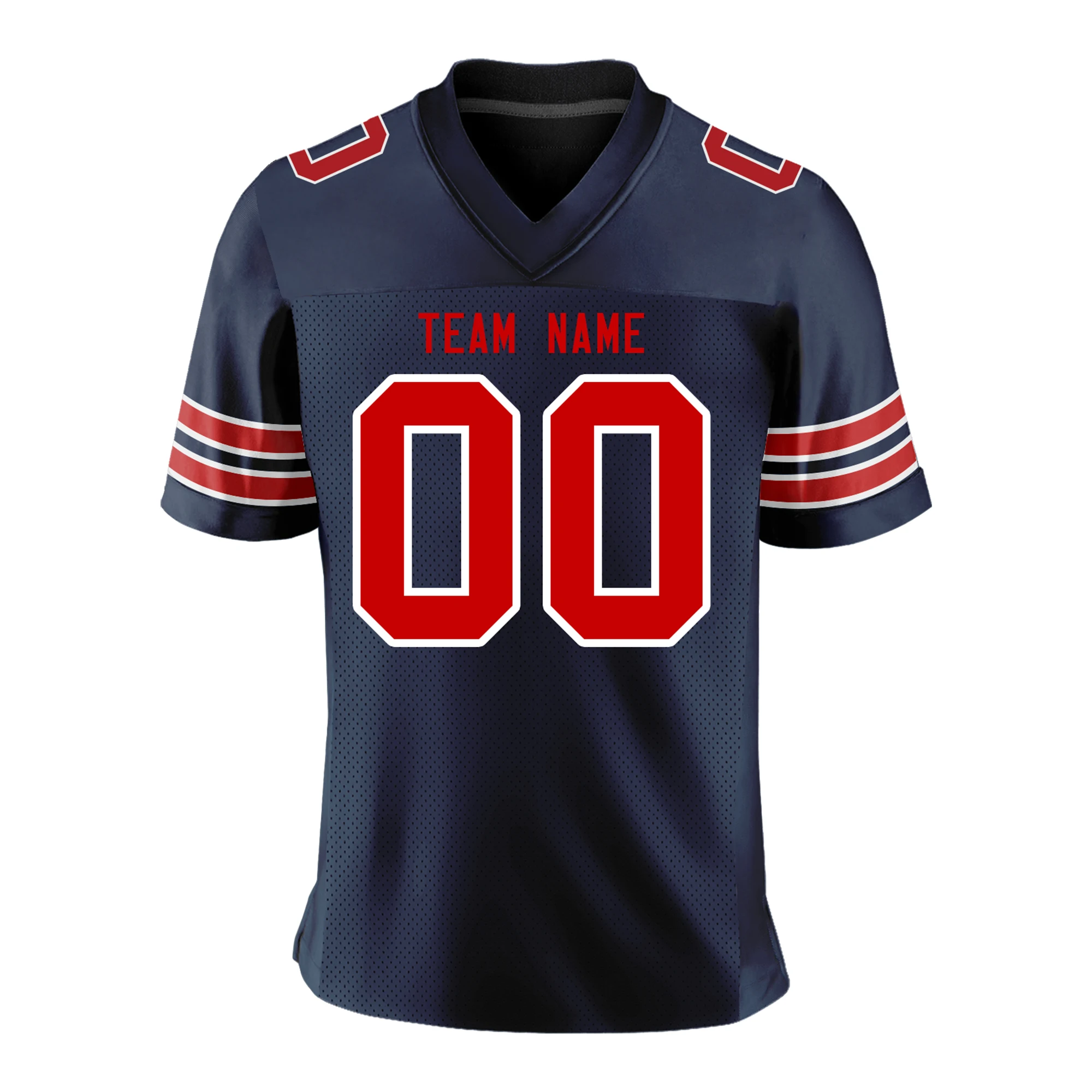 

Wholesale Custom American Football Jerseys Printed Team Name Number Rugby Jersey Breathable Stretch Football Shirt for Men/Kids