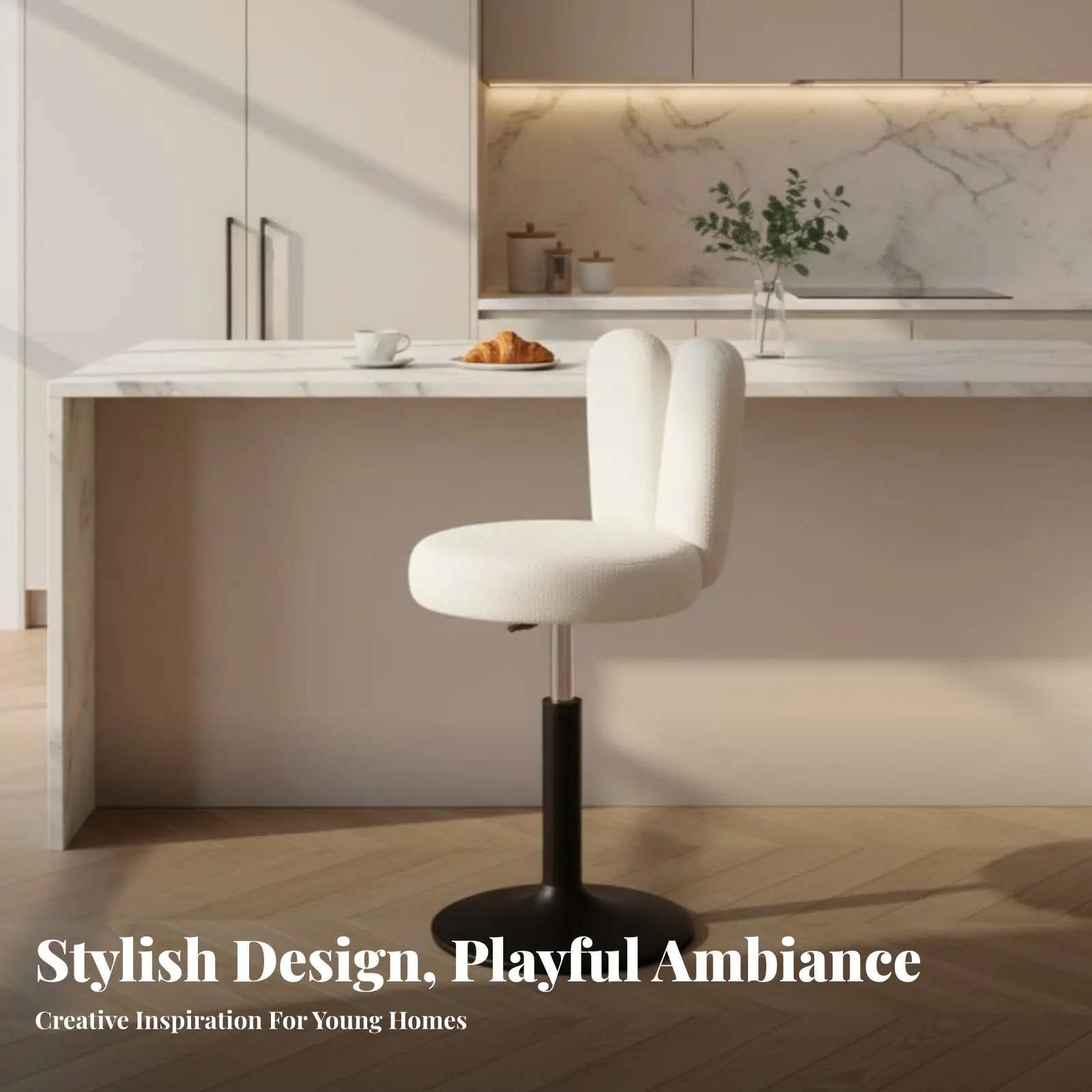 upholstered-revolving-stool-with-backrest-foam-cushioned-seat-playful-curved-curved-backrest-stool-integrated-footrest-black